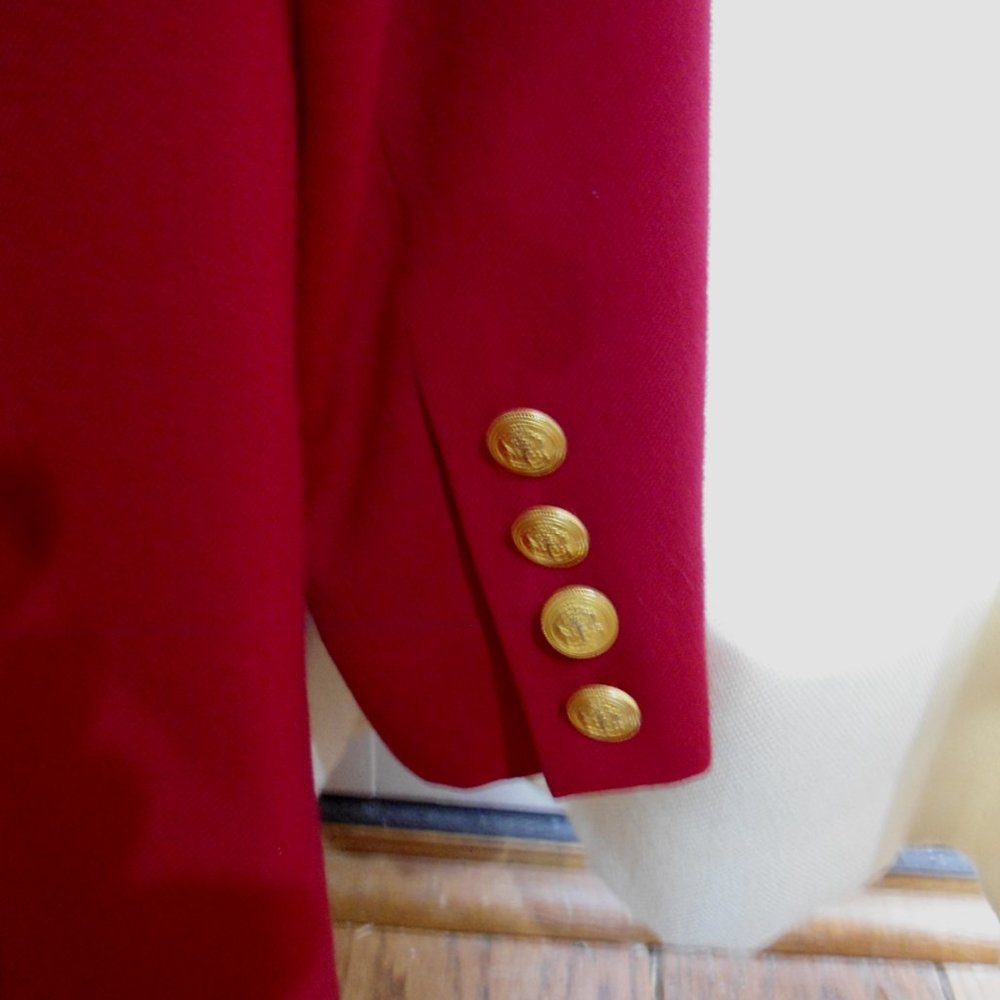 Talbots Red Blazer Single Button For Business Car… - image 6